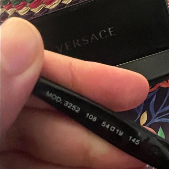 Versace Men's Glasses Tortoise Shell Frame Matching Hard Case Brown Blue Light - Picture 13 of 13